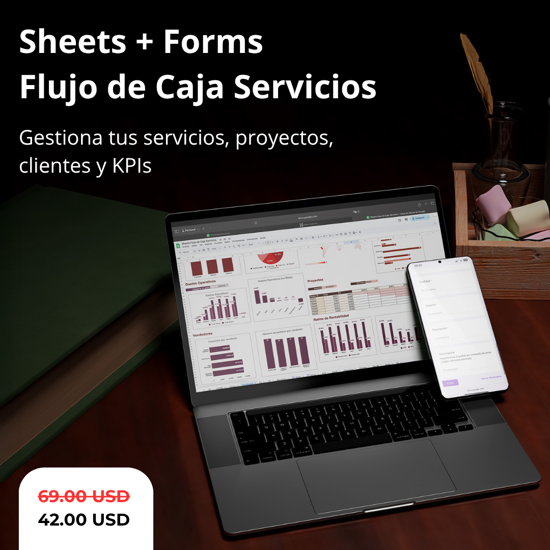 Sheets + Forms Flujo de Caja Servicios
