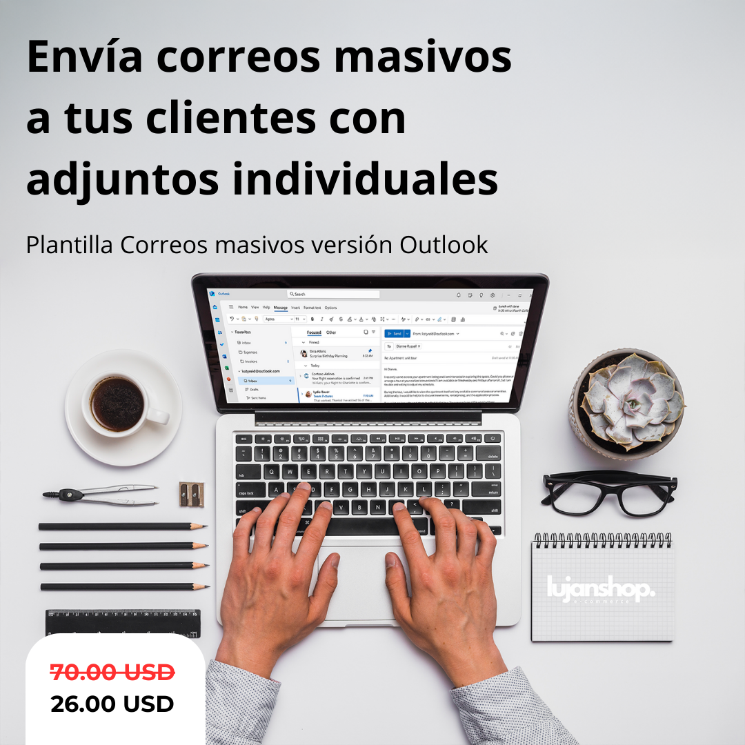 Excel Correos masivos Outlook