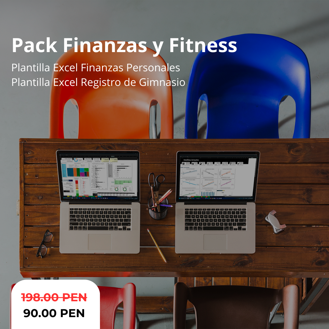 Pack : Excel Finanzas Personales + Excel Registro de Entrenamiento