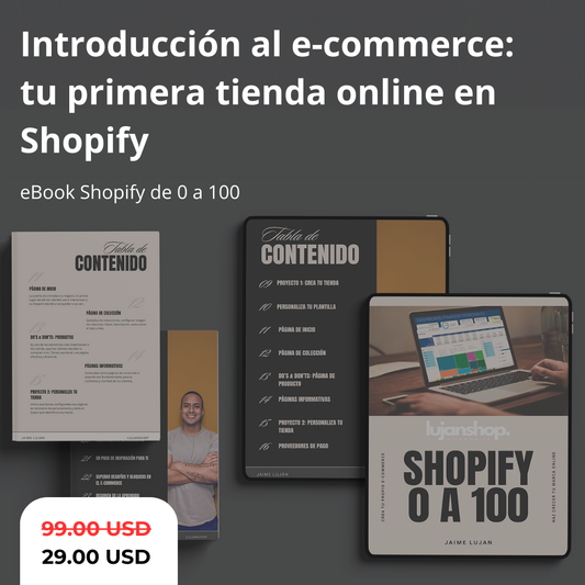 eBook - Crea tu ecommerce en Shopify