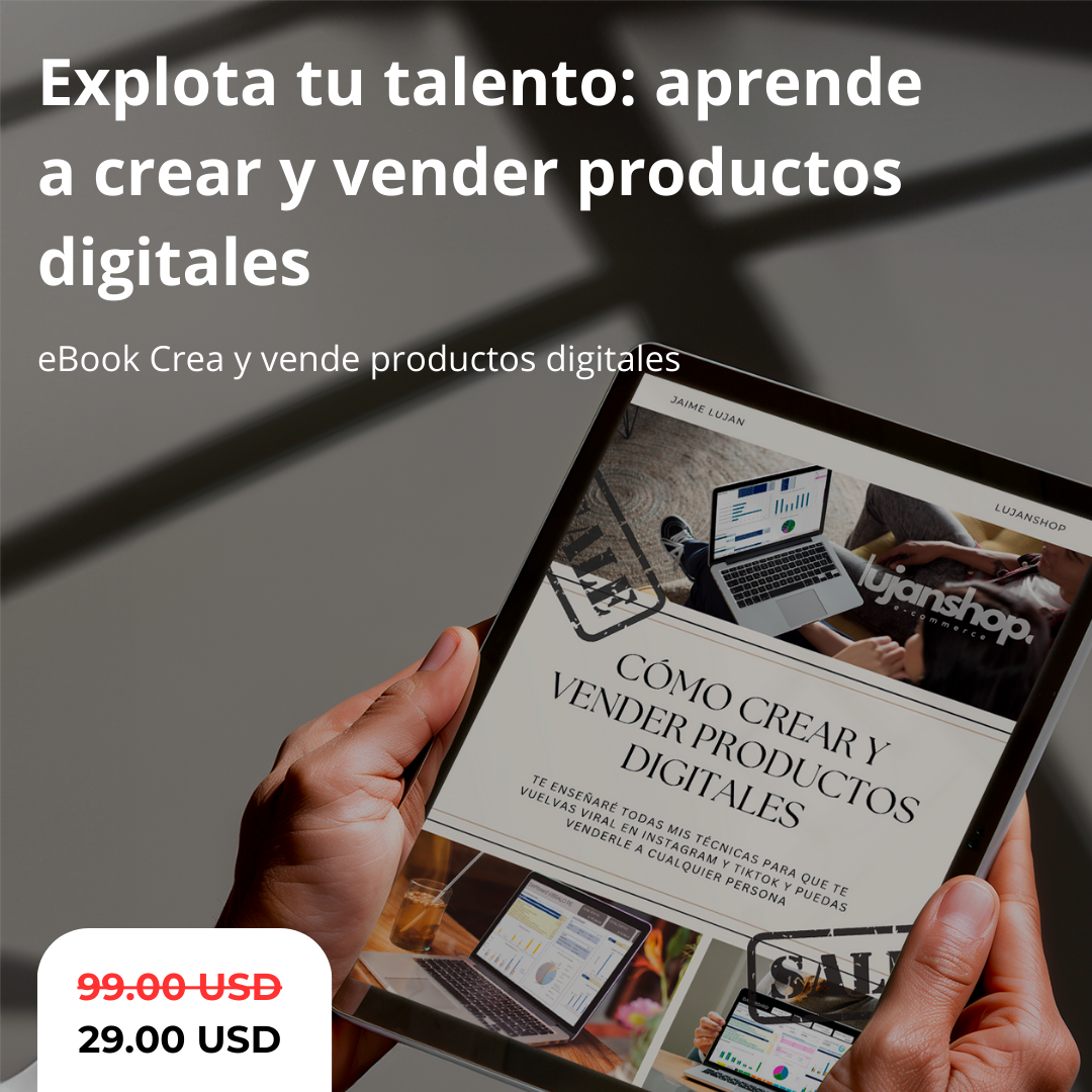 eBook - Crea y vende productos digitales