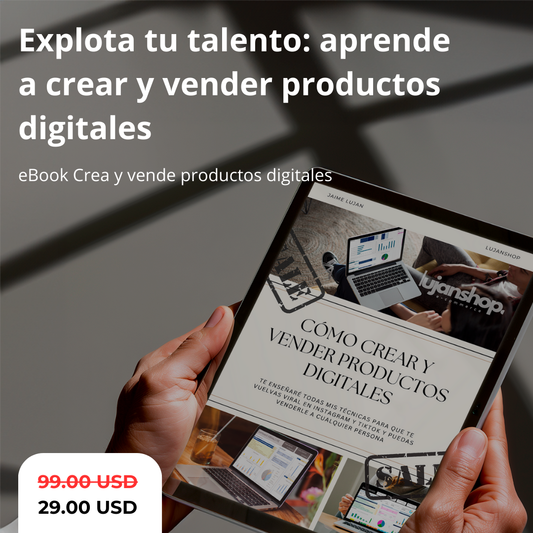 eBook - Crea y vende productos digitales