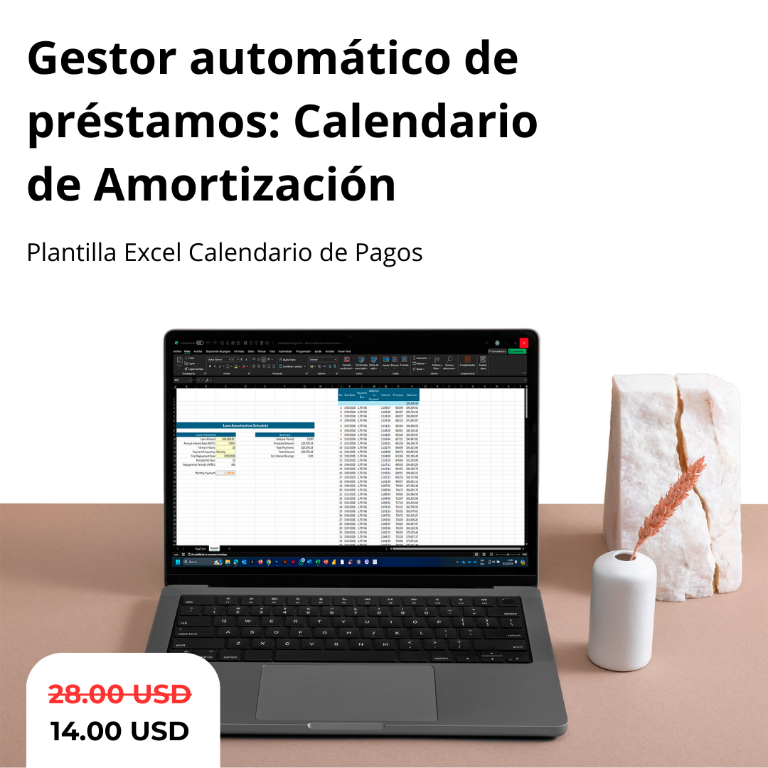 Excel Calendario de Pagos