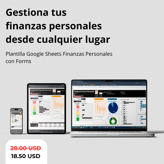 Google Sheets Finanzas Personales (con Forms)