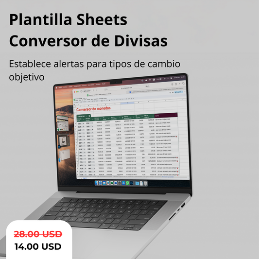 Google Sheets Conversor de Divisas